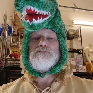 Green Alligator Chrisha Playful Plush Alligator Hat - Image 14