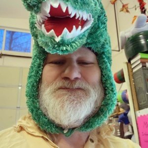 Green Alligator Chrisha Playful Plush Alligator Hat - Image 23