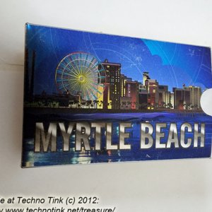 Myrtle Beach Waterproof Playing Cards - Silver speckled and hologram - Image 2