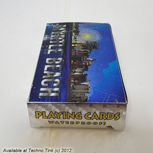 Myrtle Beach Waterproof Playing Cards - Silver speckled and hologram - Image 6