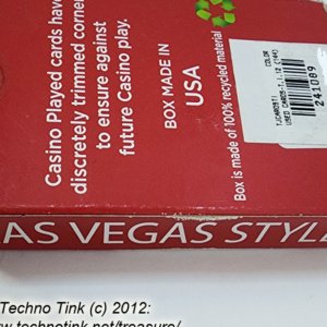 Treasure Island Casino Playing Cards Las Vegas Style (USED-GOOD)(no jokers) - Image 3
