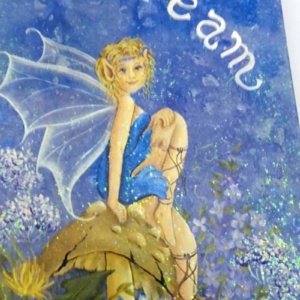 Painted Dream Flower Fairy wood painting sign - Image 4