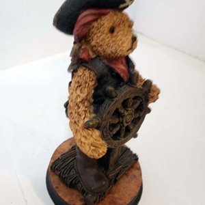 Teddy Bear Captain at Helm Figurine approx 5x3" - Image 4