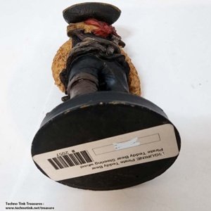 Teddy Bear Captain at Helm Figurine approx 5x3" - Image 8