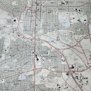 USGS Topographic Map Colorado Springs CO - 1961 revised 1994 - Image 9