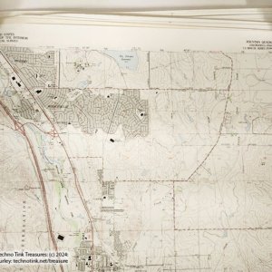 USGS Topographic Map Fountain CO - 1961 revised 1994 - Image 4