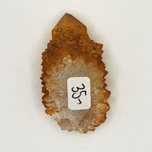 yellow-orange Medium Cactus Quartz Crystal 1.5x1x1 Magalesberg Groblensdaal RSA - Image 4
