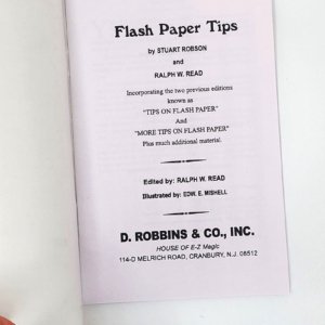 Flash Paper Tips by S. Robson and R. W. Read - Image 5
