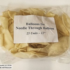 Needle Through Balloon Replacement (25 balloons) by Bazar de Magia - Image 3