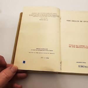 The Origin of Evil by Ellery Queen 1951 Hard Cover - Image 16