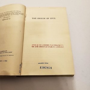 The Origin of Evil by Ellery Queen 1951 Hard Cover - Image 18