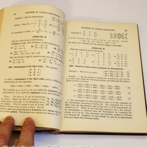 Introduction to College Algebra by Willliam L Hart 1937 HC - Image 8