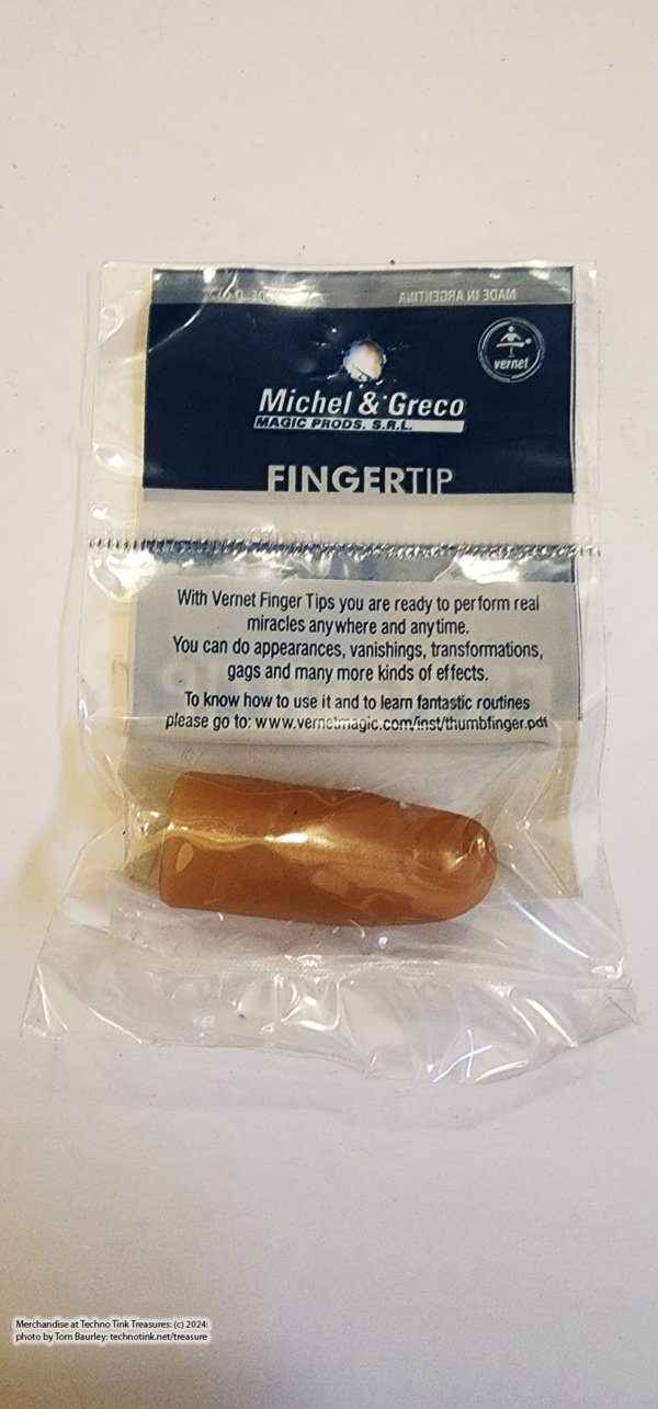 1 VERNET SOFT PLASTIC THUMB or FINGER TIP: Prop Magic Trick - Image 13