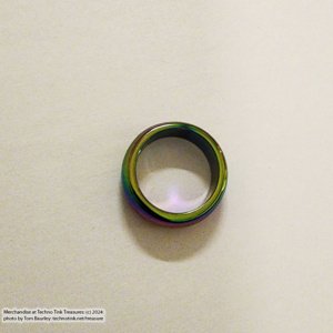 Rainbow Metallic Hematite Ring - Image 2
