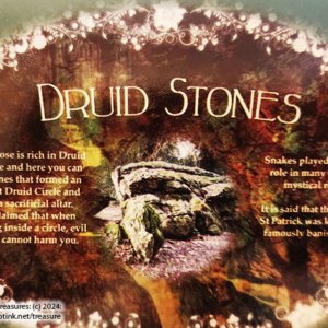 Druid Stones Postcard from Blarney Castle - Image 3