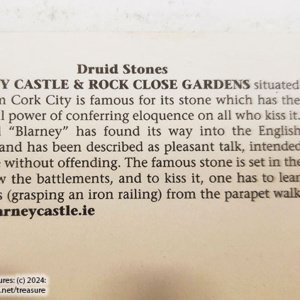 Druid Stones Postcard from Blarney Castle - Image 5