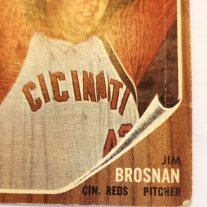 Jim Brosnan #2 Topps 1962 Baseball Card (Cincinnati Reds) - Image 3