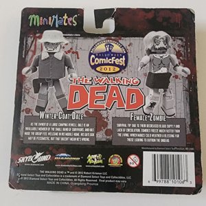 The Walking Dead Minimates Comic Fest 2012 Winter Coat Dale and Female Zombie - Image 6