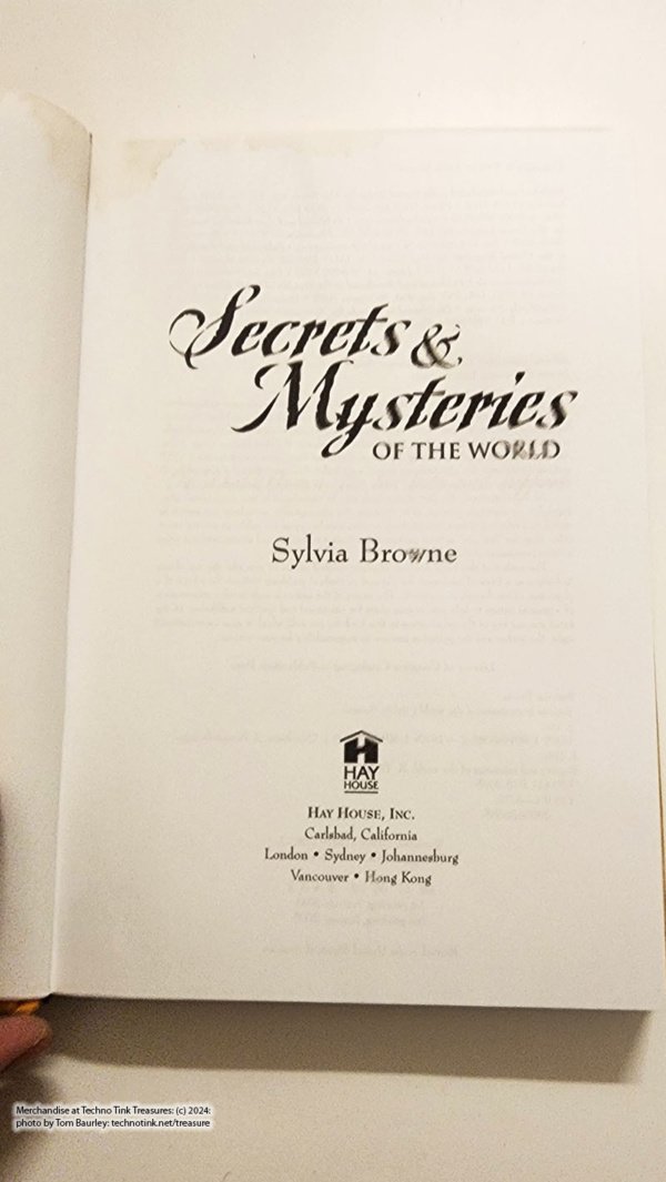 Secrets and Mysteries of the world by Sylvia Browne (hardcover, 2005) - Image 8