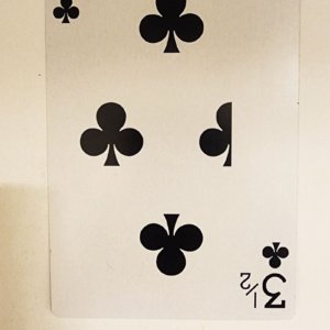 Three and a Half Bicycle Rider Back (Blue Club 3 1/2)