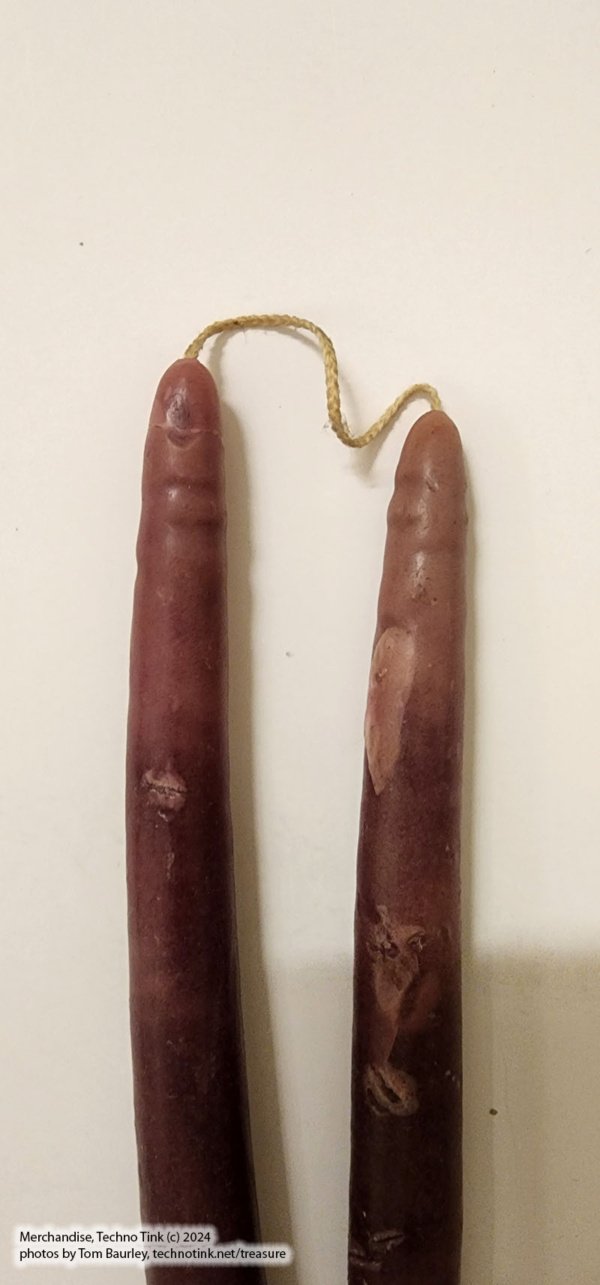 Taper/Candlestick: Beeswax, Natural.  hand-made - single or pair candlestick: 8-9" - Image 13