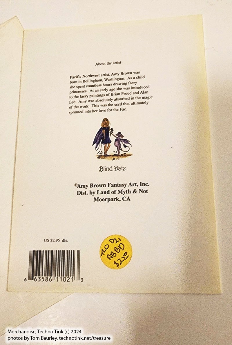 Blind Date: Faerie Greeting Card by Amy Brown - Image 4