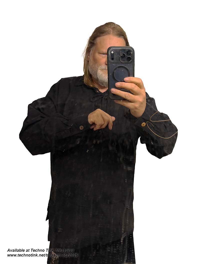 Pirate Shirt: Adult XL Size - Image 13