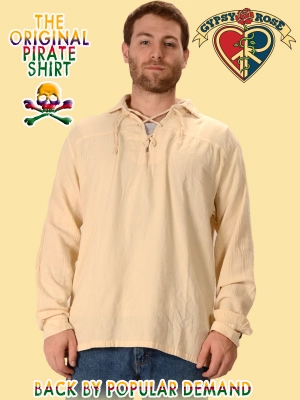 Pirate Shirt: Adult XL Size - Image 15
