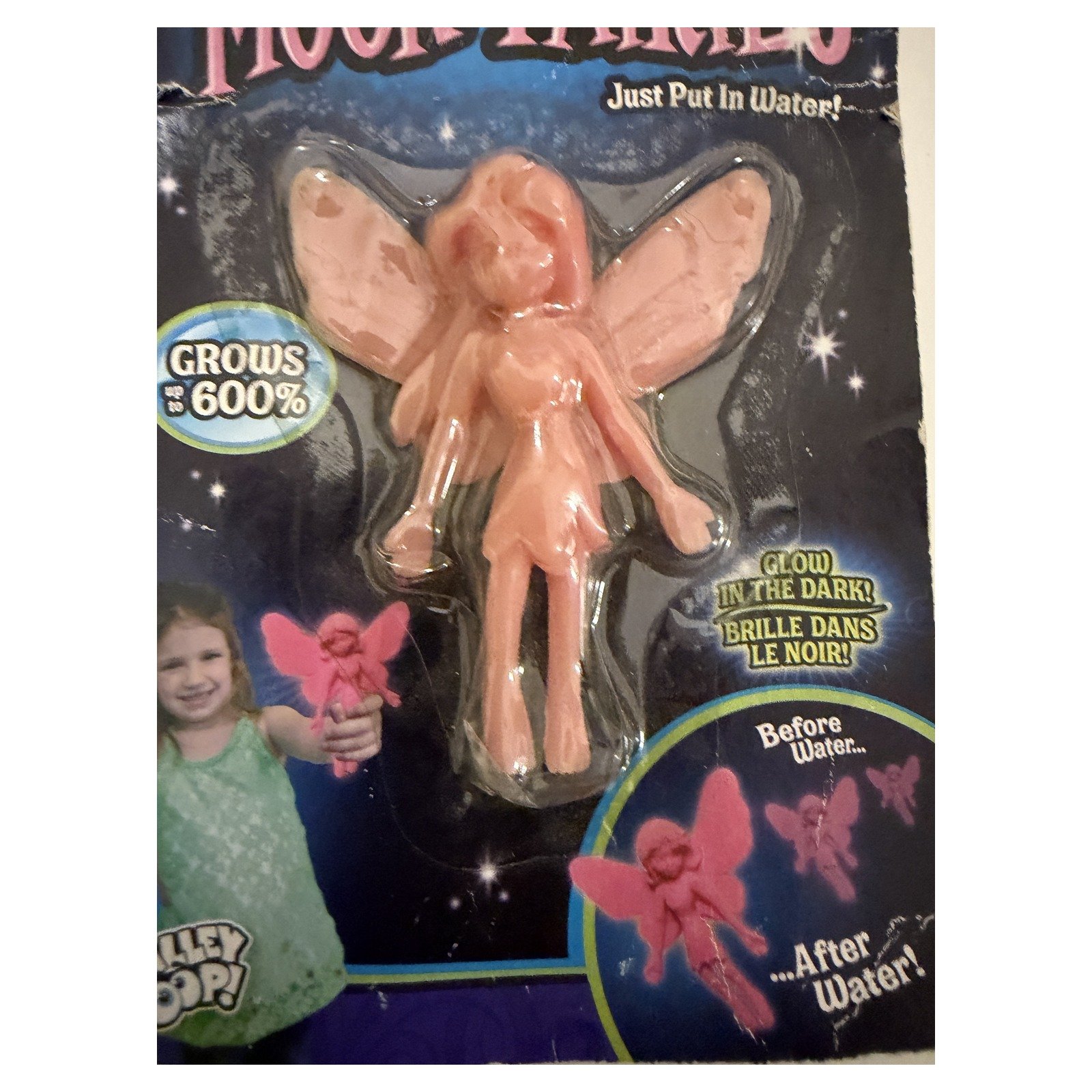 Alley Oop Grow & Glow Moon Fairies Water Grow Fairy Glow in the Dark Toy NEW - Image 2