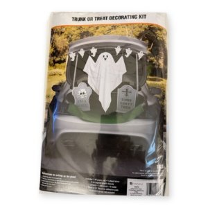 Occasions Trunk or Treat Decorating Kit Ghost Tombstones Garland Halloween NEW