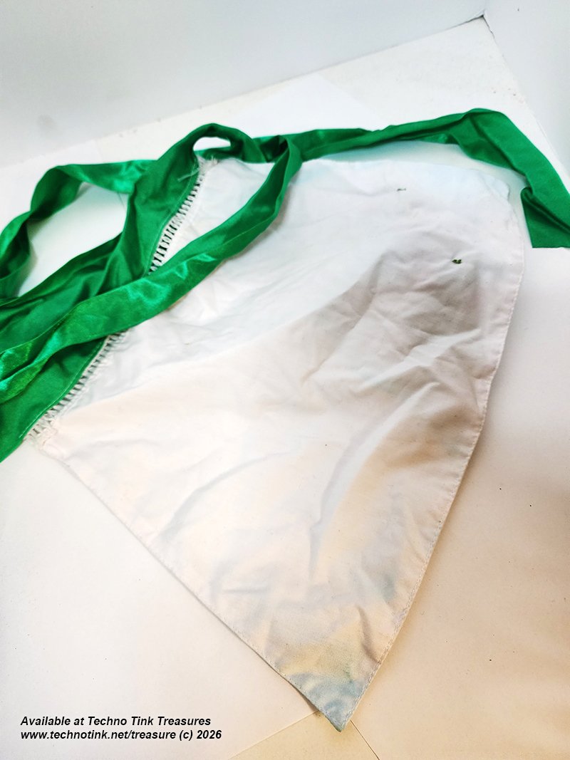 Apron - Peppermint Elf Green White Used - Image 6