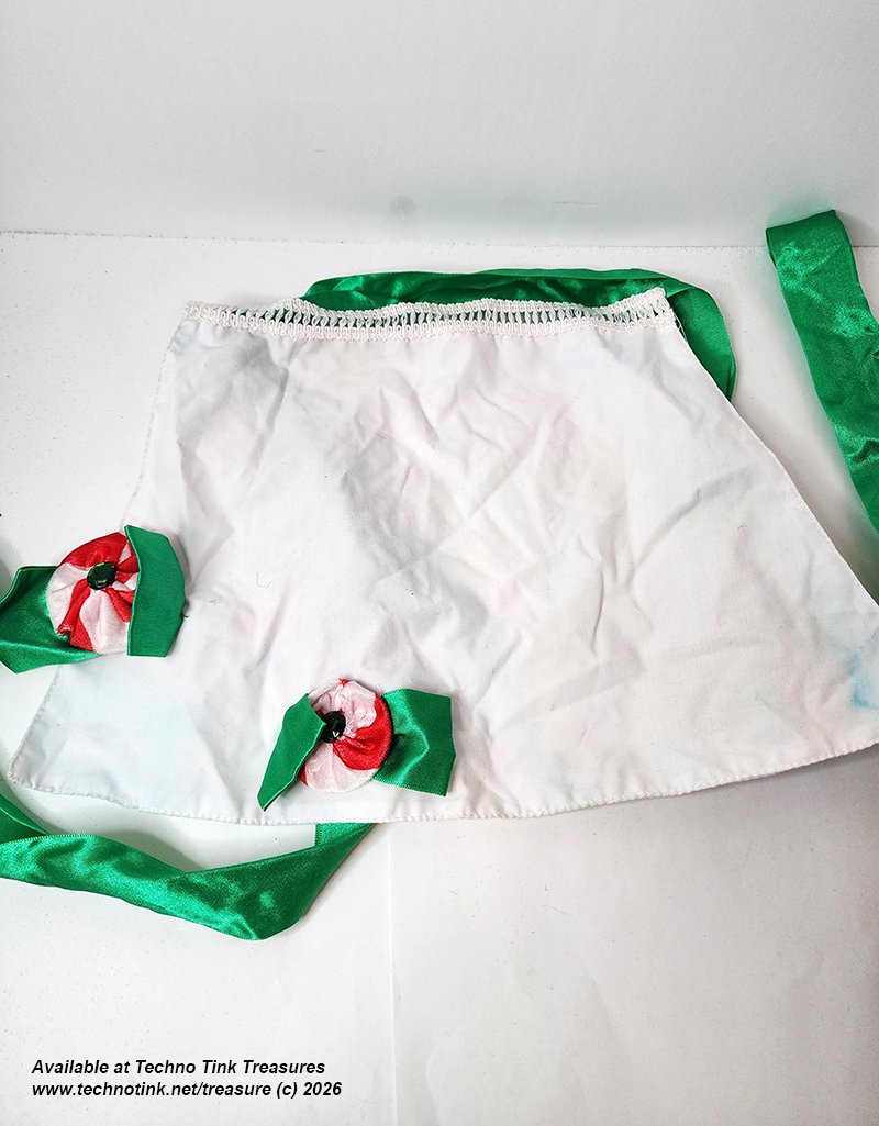 Apron - Peppermint Elf Green White Used - Image 7