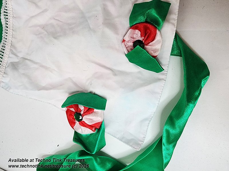 Apron - Peppermint Elf Green White Used - Image 8