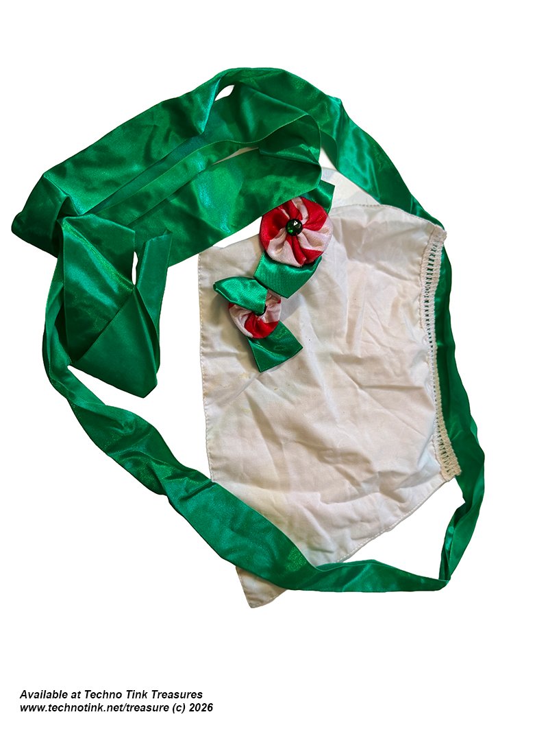 Apron - Peppermint Elf Green White Used - Image 13