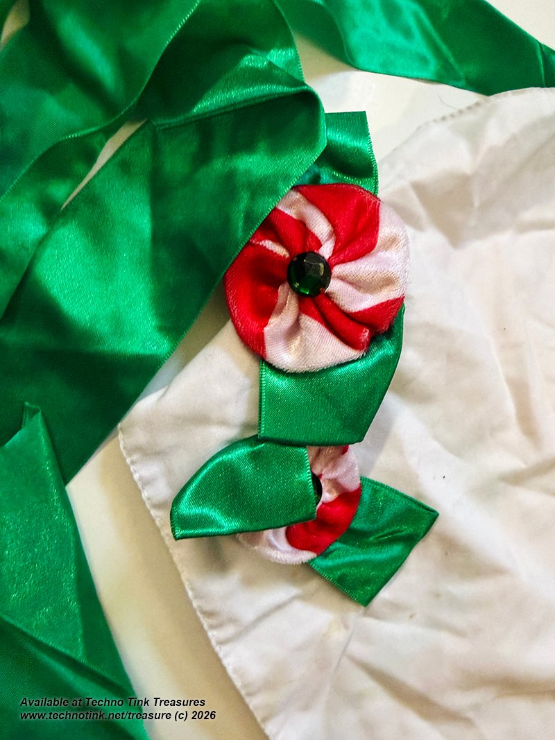 Apron - Peppermint Elf Green White Used - Image 14
