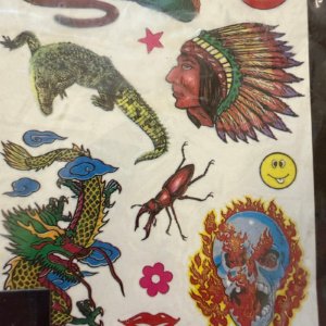 Vintage Removable Tattoo Set: Various Compilation Sets