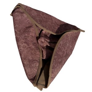 Pirate: Triangular TriFold Light brown Paisley Pirate Hat