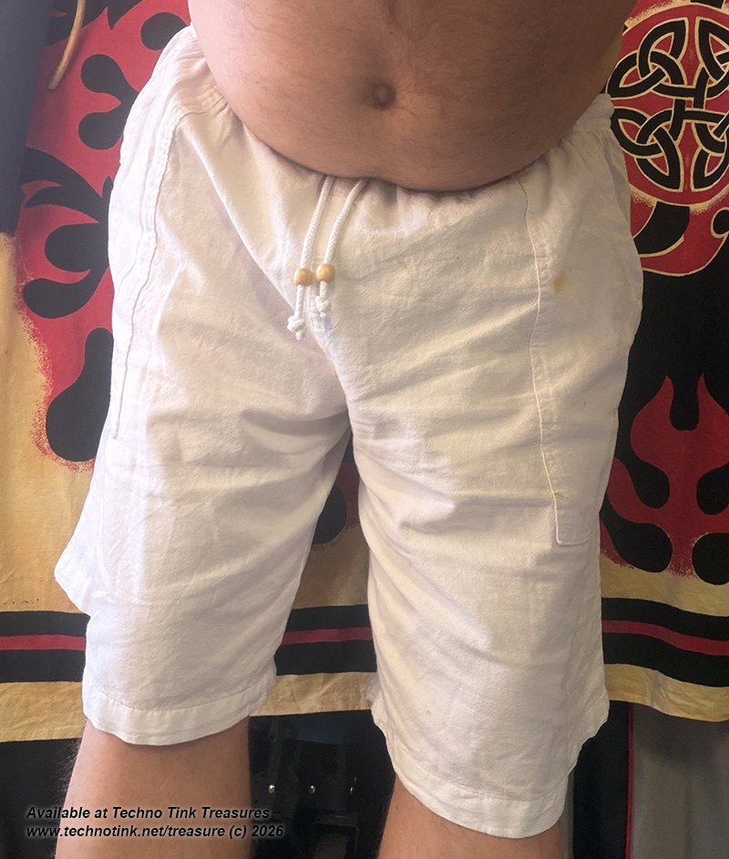 Shorts, Blanco Men's Classic draw String white XL