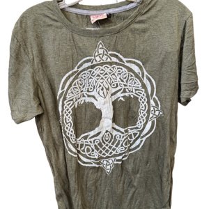 Shirt - T Shirt : Celtic Tree Design, Medium