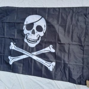 Jolly Rogers Pirate Flag - Large 60"x35"