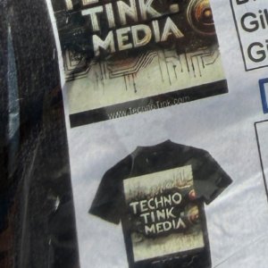Techno Tink Media T-Shirt, Black - XL